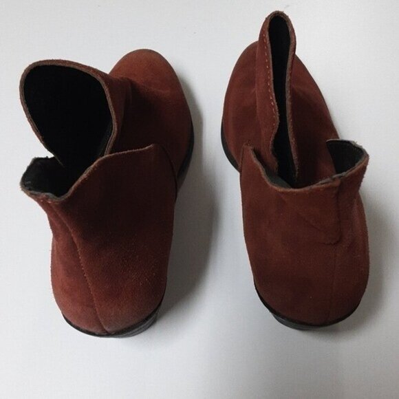 Me too  zena women suede leather boots women 7W holiday retro casual office boho - Picture 4 of 13